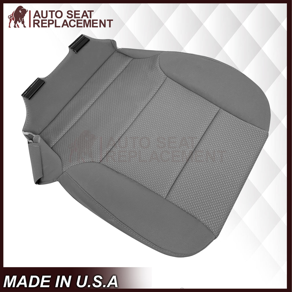 2014-2019 GMC Sierra W/T Base Work Truck Replacement Cloth Seat Cover: Gray
