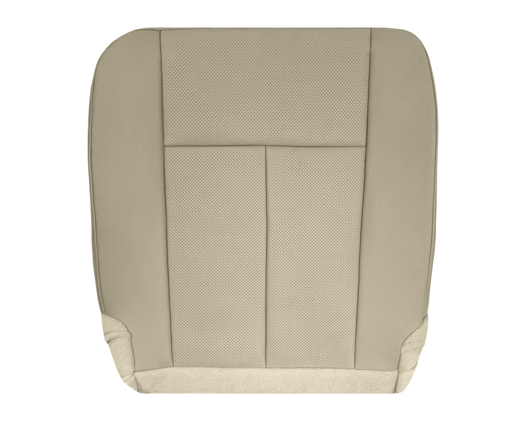2007-2014 Ford Expedition Eddie Bauer/XLT Replacement Perforated Genuine Leather/Syn. Leather Seat Cover In Tan