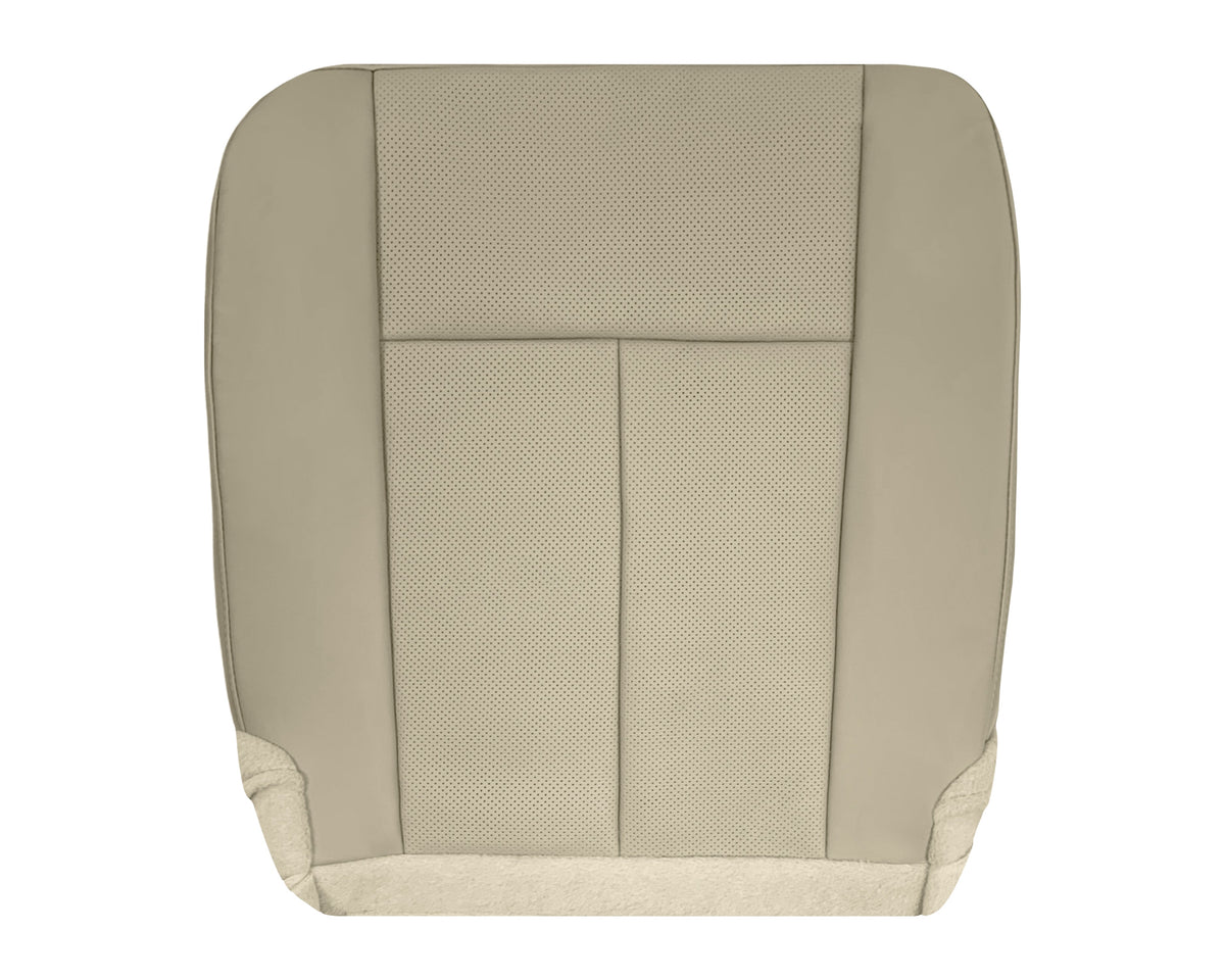 2007-2014 Ford Expedition Eddie Bauer/XLT Replacement Perforated Genuine Leather/Syn. Leather Seat Cover In Tan
