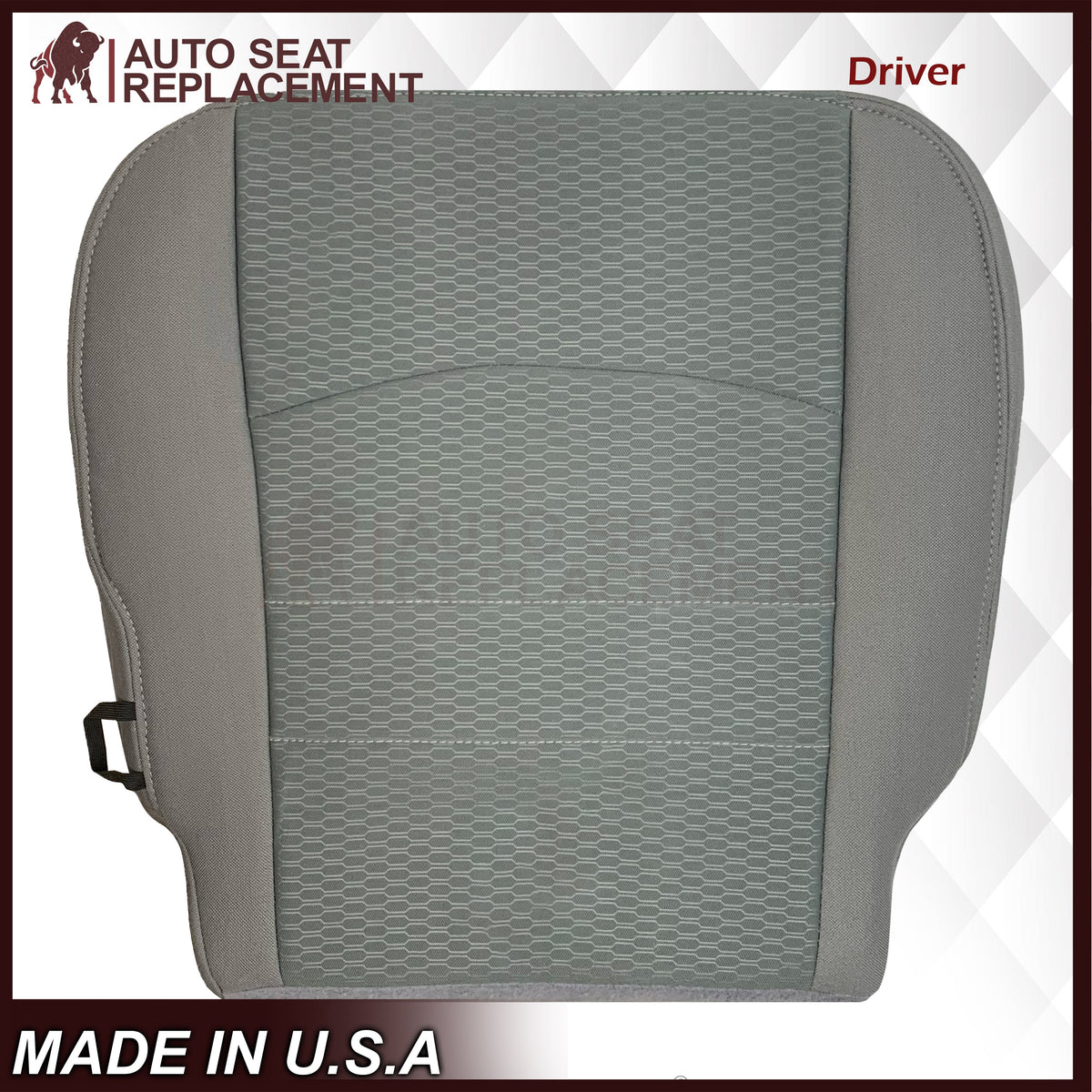 2013-2018 Dodge Ram ST Tradesman Bottom or Top Replacement Seat Cover: Cloth Diesel Gray