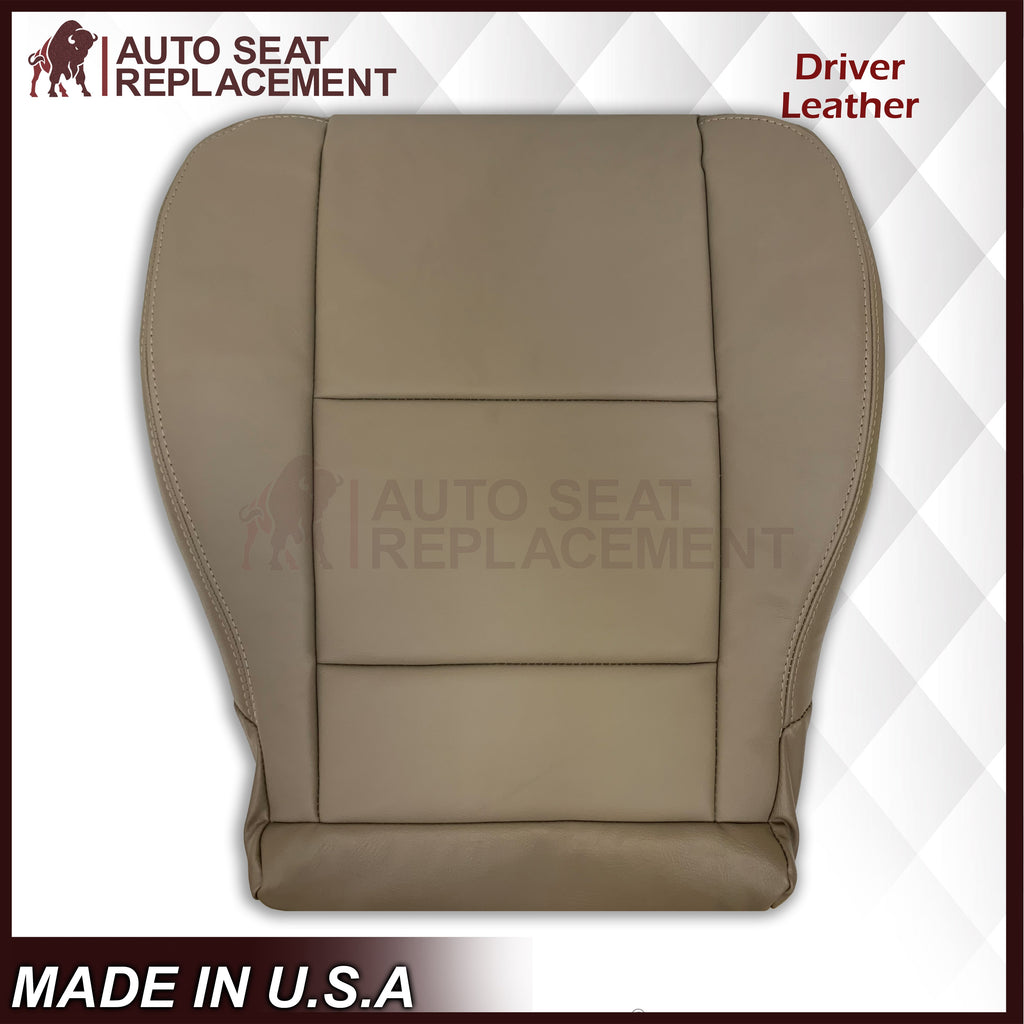 2000 - 2004 Toyota Tundra Driver OR Passenger Side Top and Bottom Replacement Seat Covers In Tan: Choose your material