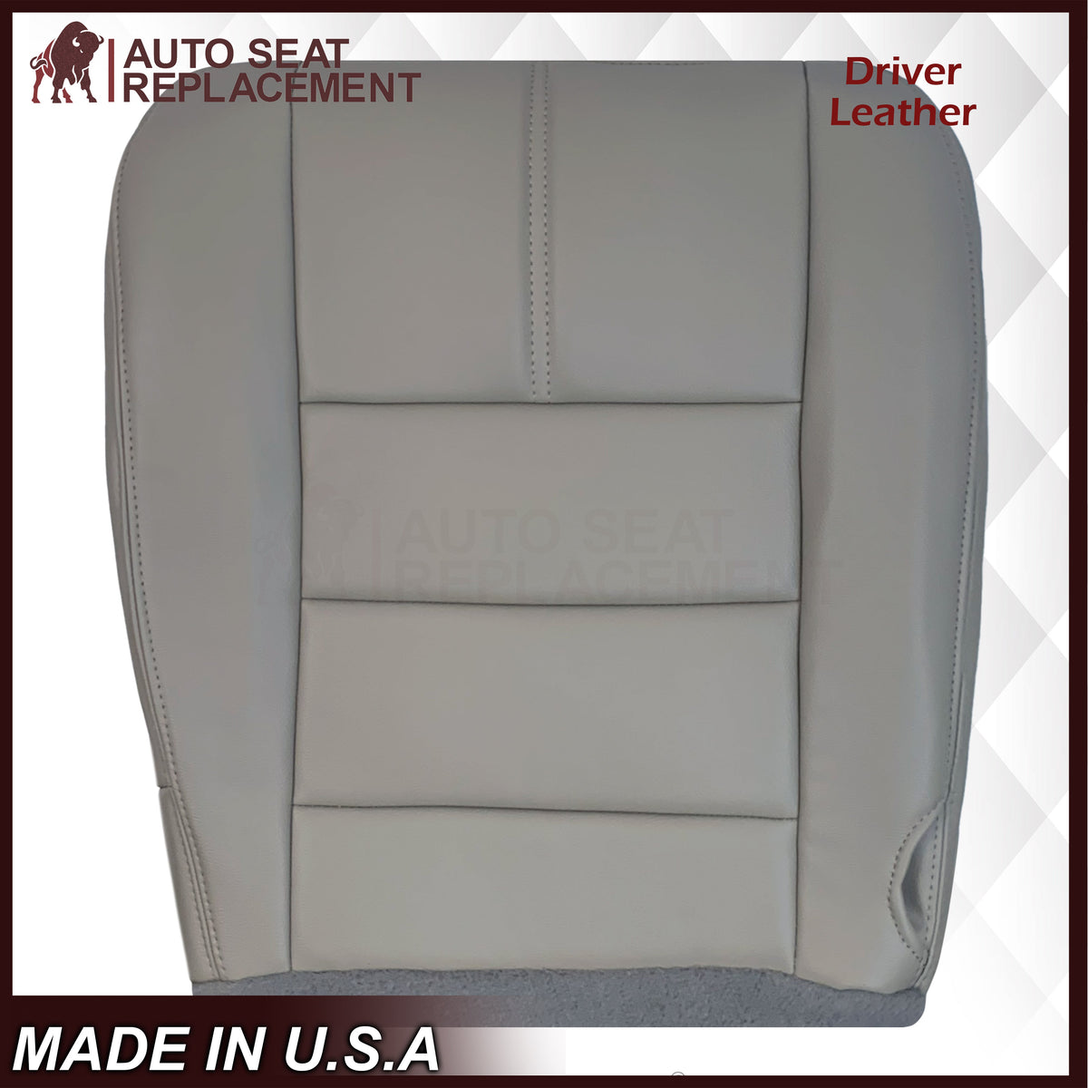 2008-2010 Ford F-250 F-350 F-450 F-550 Lariat Seat Cover in Medium Stone Gray: Choose From Variants