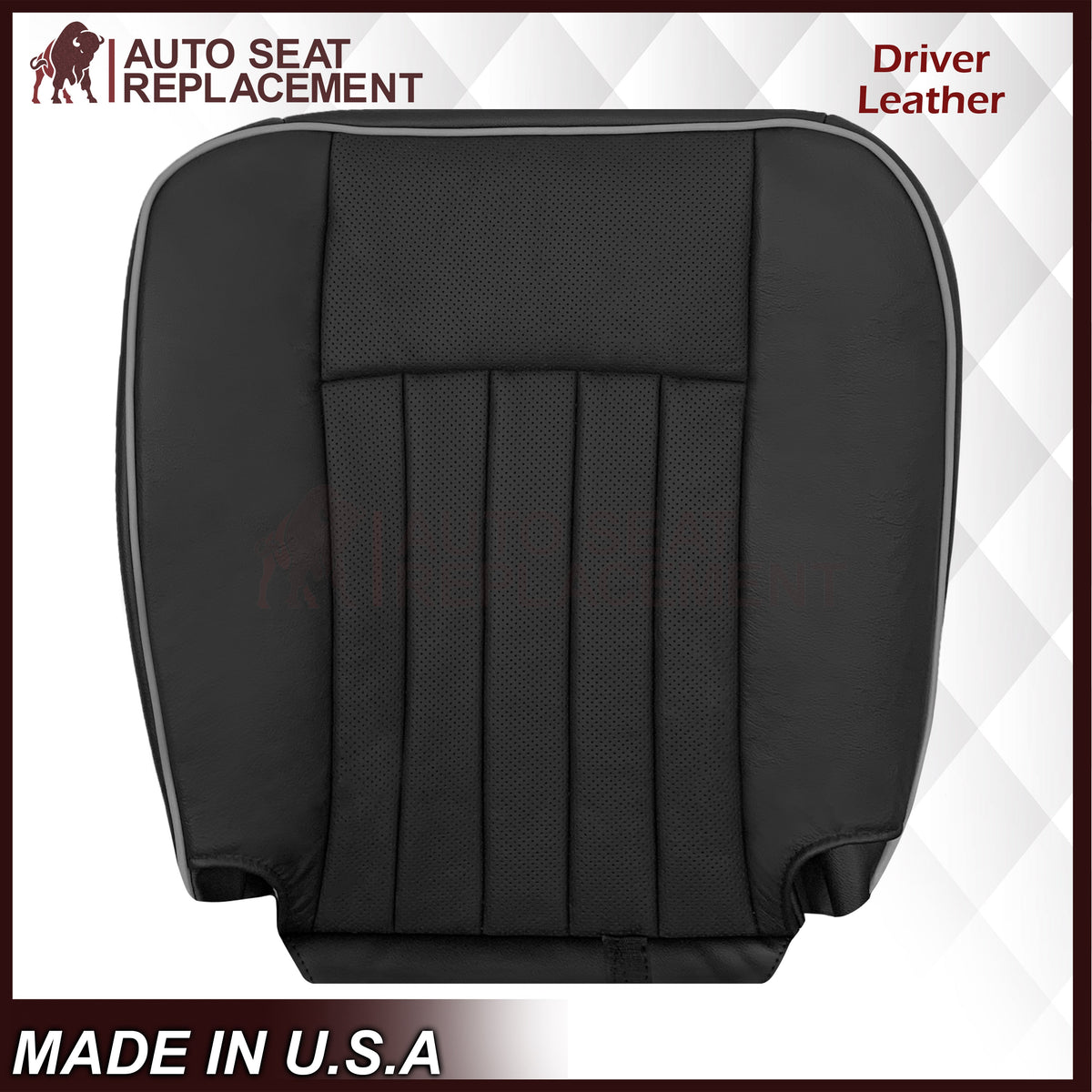 2003 - 2006 Lincoln Navigator Replacement Seat Covers in Black: Choose Genuine Leather or Vinyl