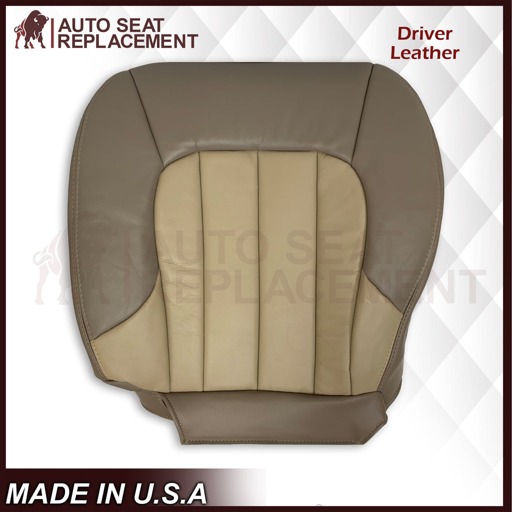 2004 2005 GMC Envoy SLT XL Bottom Replacement Seat Covers 2 Tone Tan: Choose your material
