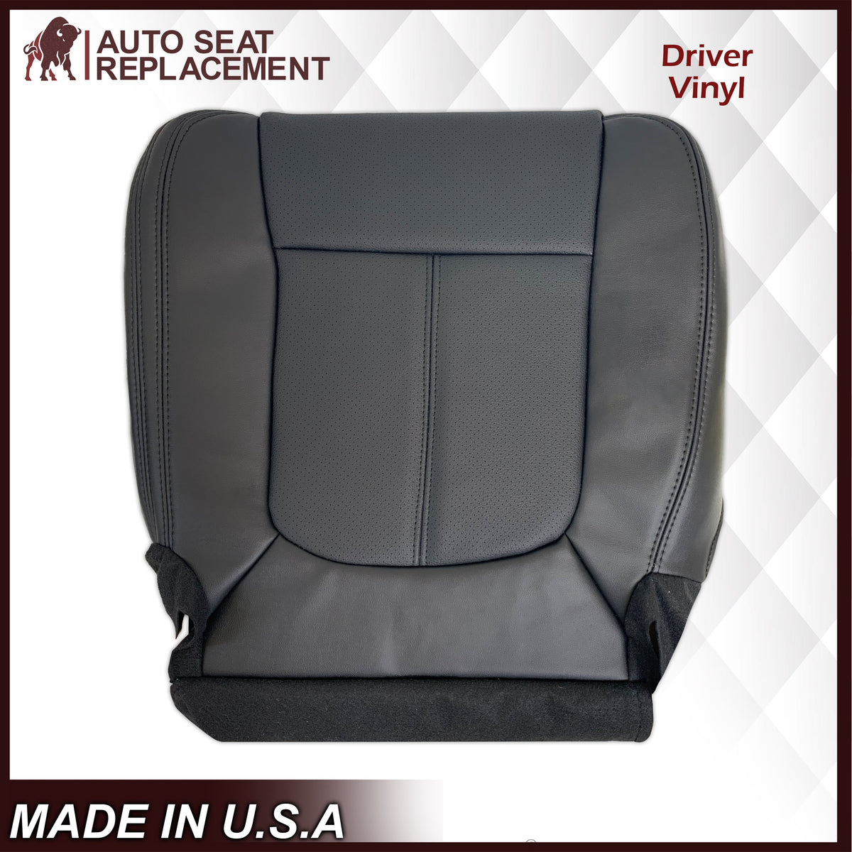 2013-2016 Ford F-250 F-350 F-450 F-550 Platinum Edition Replacement Seat Cover In Black: Choose From Variants