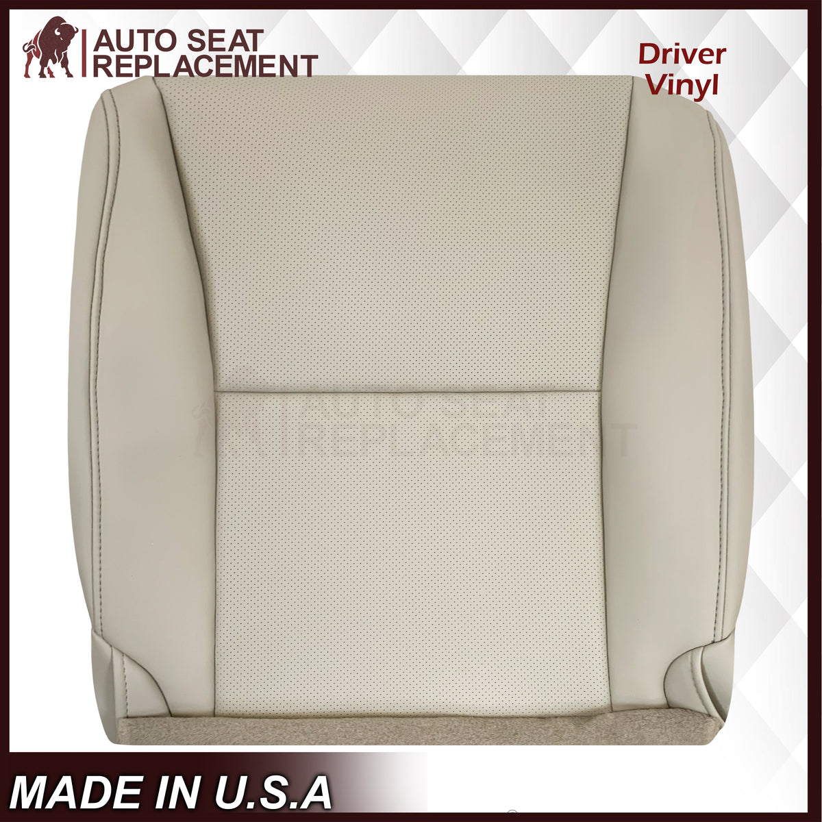 2010-2015 Lexus RX350 RX450H Replacement Synthetic Leather Seat Covers: Tan Perforated