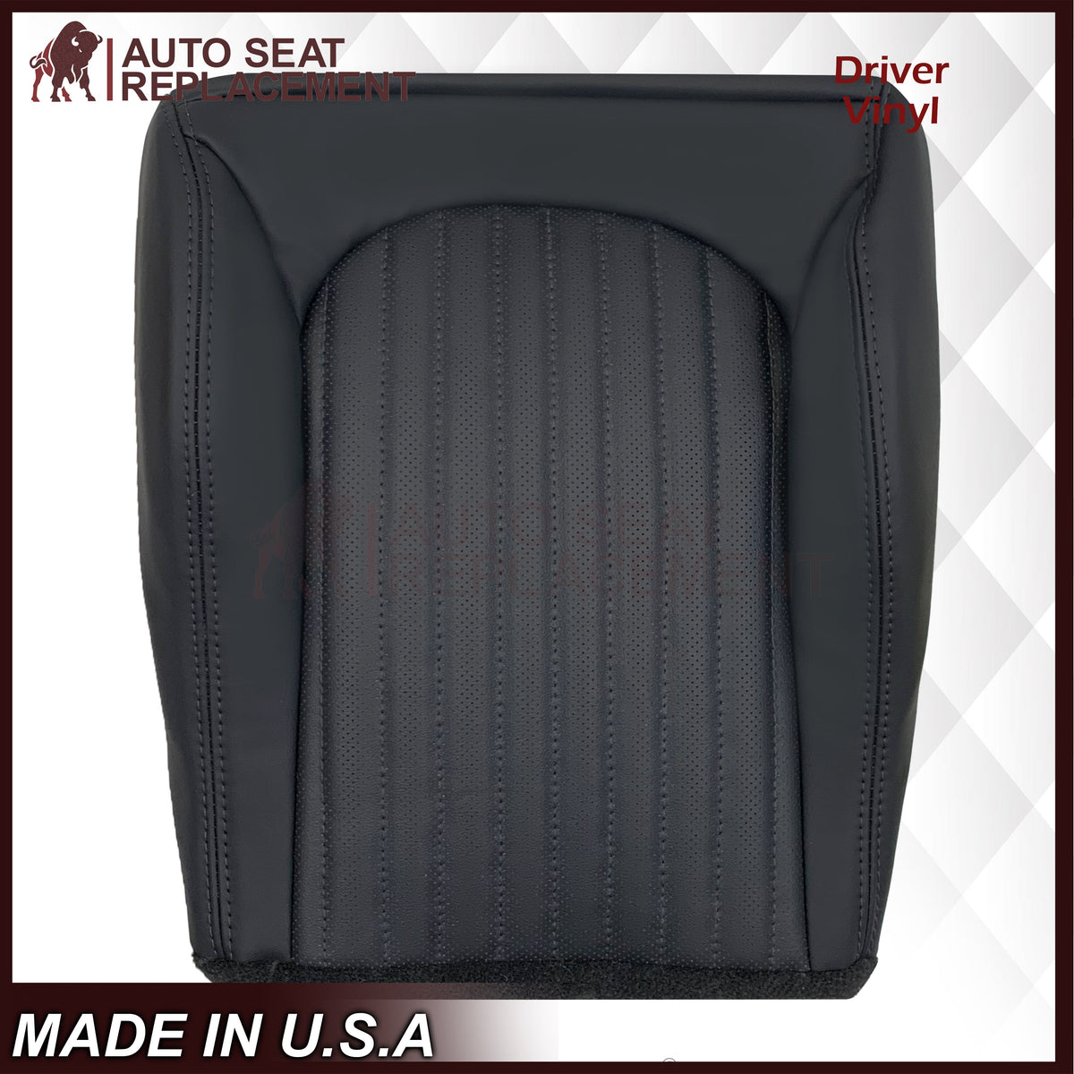1999-2004 Ford Mustang V6/GT 2001 Bullitt Replacement Seat Covers In Ebony Black