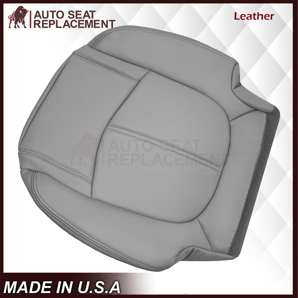 2009-2012 Chevrolet Traverse LT/LTZ Second Row Driver or Passenger Replacement Seat Cover: Non-Perforated, Gray