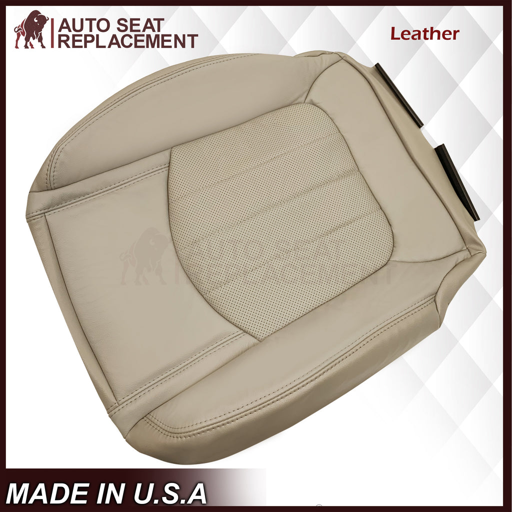 2008-2012 Buick Enclave Perforated Replacement Seat Covers In Tan: Choose Leather or Syn. Leather