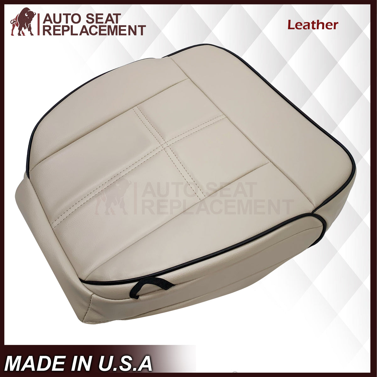 2006 2007 2008 Lincoln Mark LT Front Replacement Seat Covers in Medium Light Parchment Tan: Choose From Variants