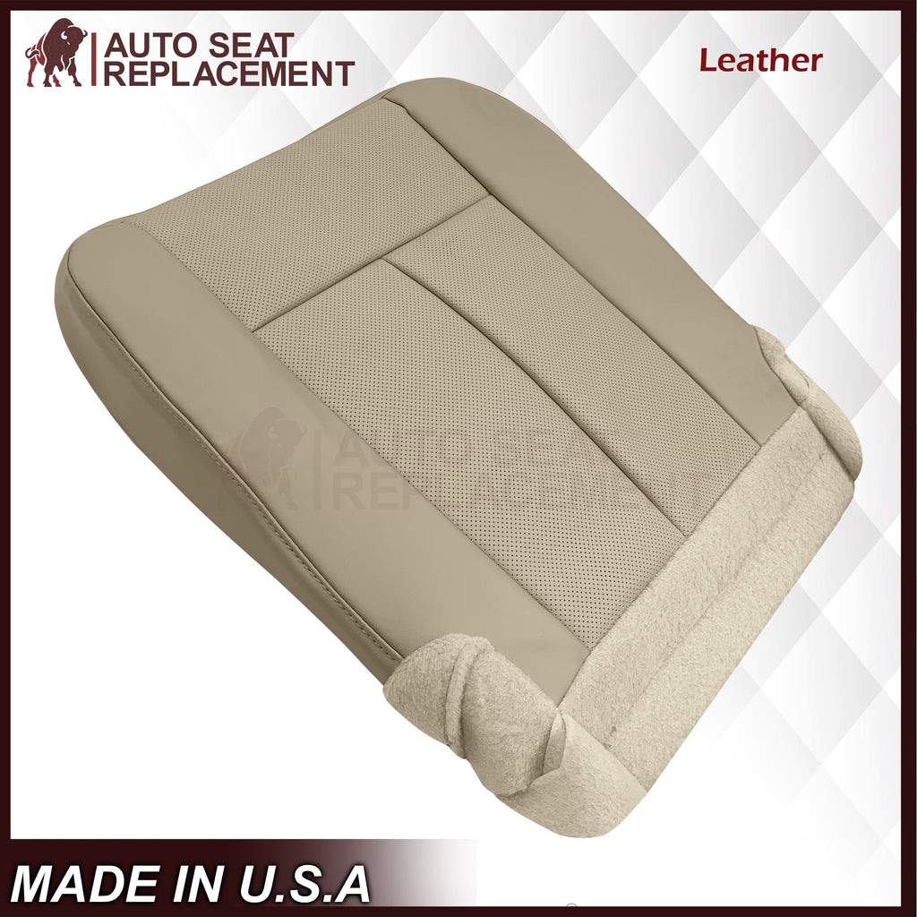 2007-2014 Ford Expedition Eddie Bauer/XLT Replacement Perforated Genuine Leather/Syn. Leather Seat Cover In Tan