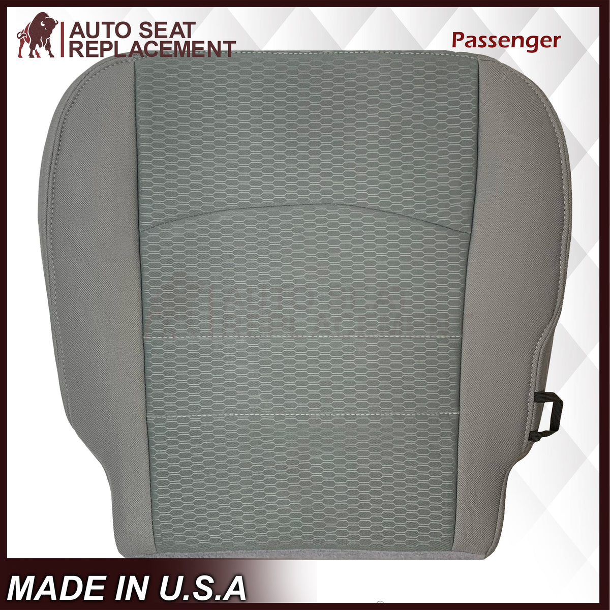 2013-2018 Dodge Ram ST Tradesman Bottom or Top Replacement Seat Cover: Cloth Diesel Gray