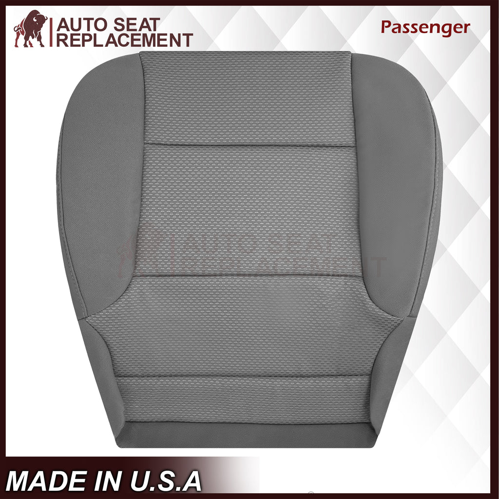 2014-2019 GMC Sierra W/T Base Work Truck Replacement Cloth Seat Cover: Gray