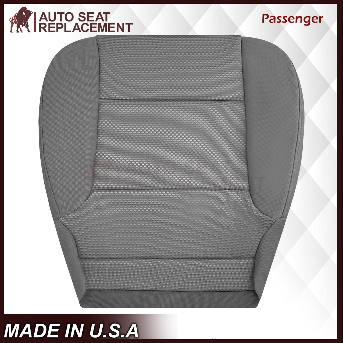 2014-2019 Chevy Silverado LS LT Z71 Replacement Cloth Seat Cover: Gray