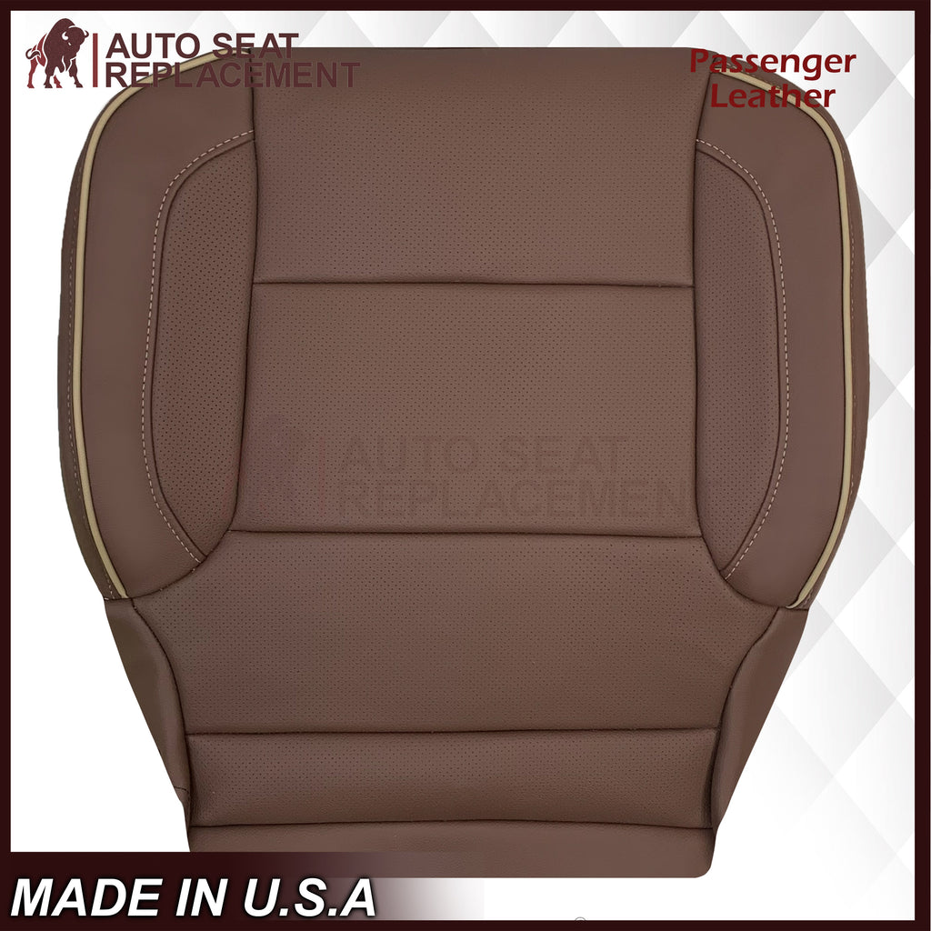 2014-2019 Chevy Silverado 1500 2500HD 3500HD High Country Replacement Perforated Genuine Leather OR Synthetic Leather Seat Covers: Brown