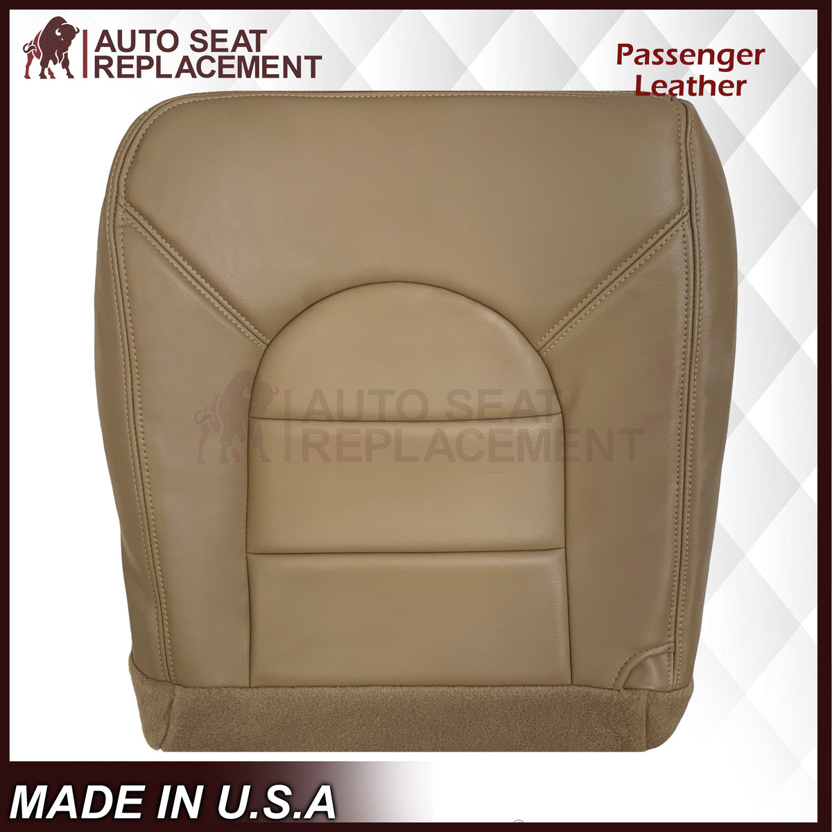1998-1999 Ford F250 F350 Lariat Super Duty Replacement Seat Cover In Prairie "Tan"