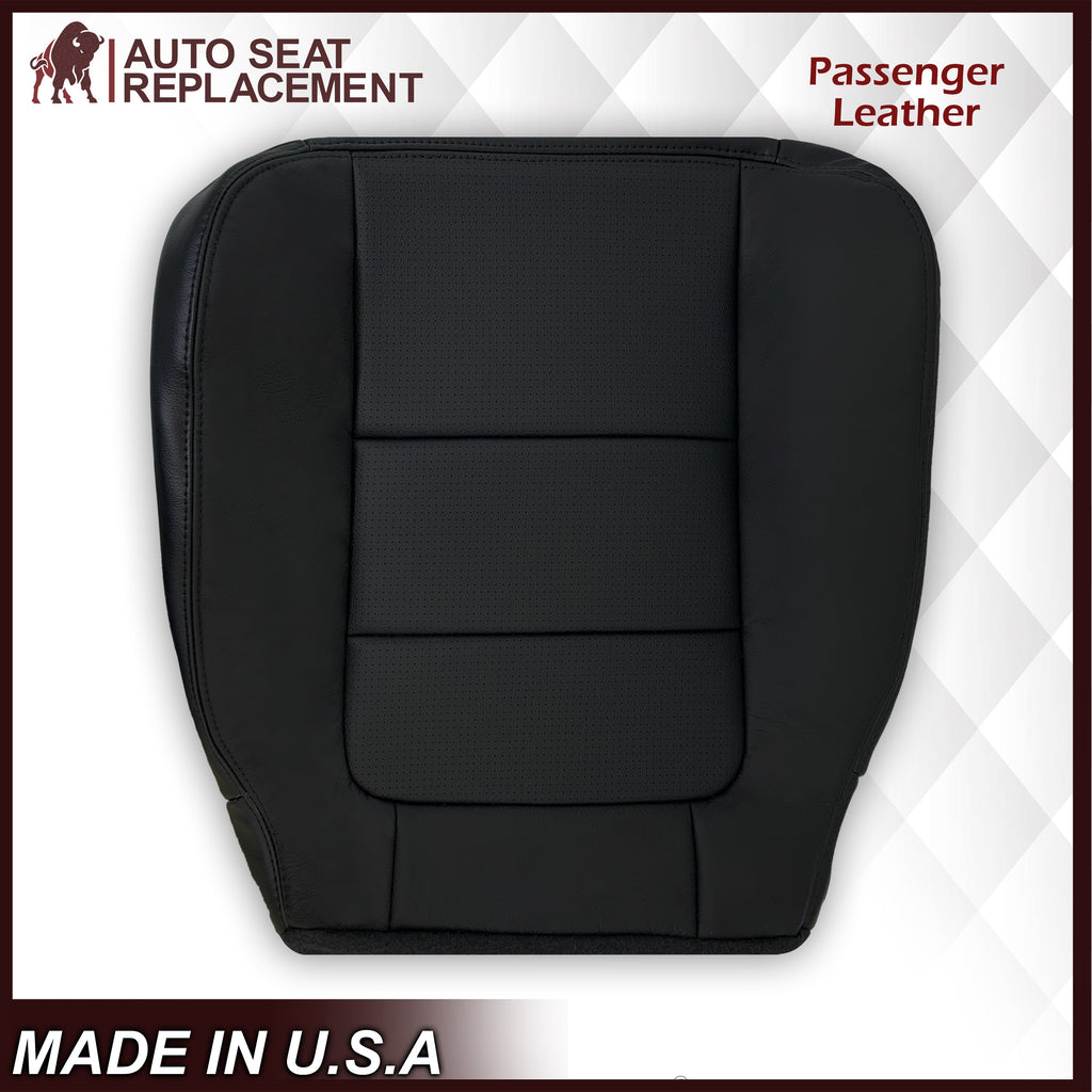 2001 2002 2003 Ford F350/F250 Lariat Extended Cab Perforated Seat Cover in Black: Choose Leather OR Vinyl