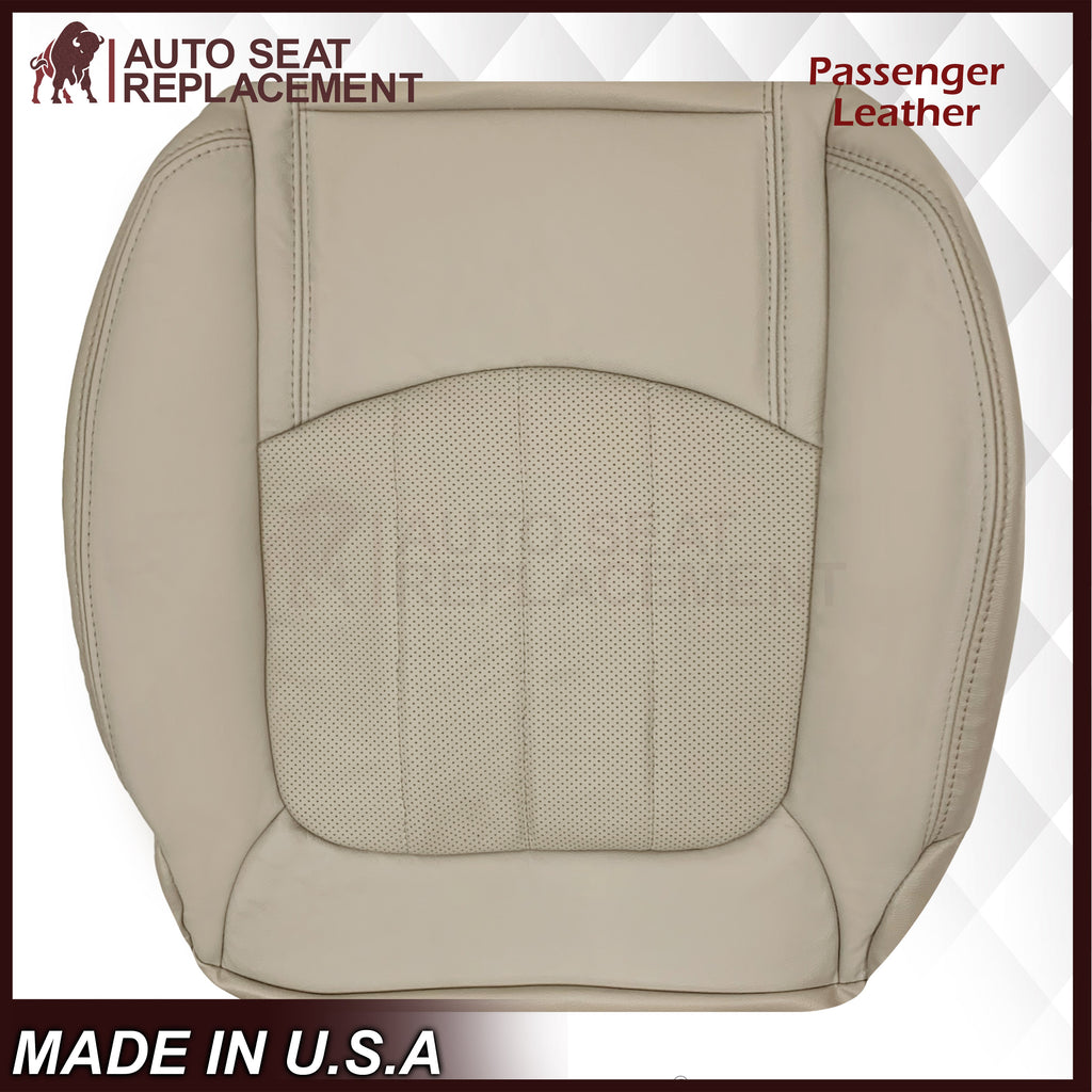 2008-2012 Buick Enclave Perforated Replacement Seat Covers In Tan: Choose Leather or Syn. Leather