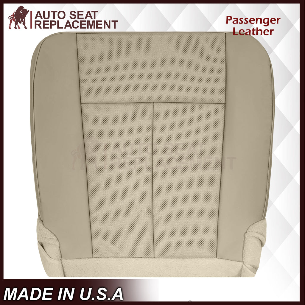 2007-2014 Ford Expedition Eddie Bauer/XLT Replacement Perforated Genuine Leather/Syn. Leather Seat Cover In Tan