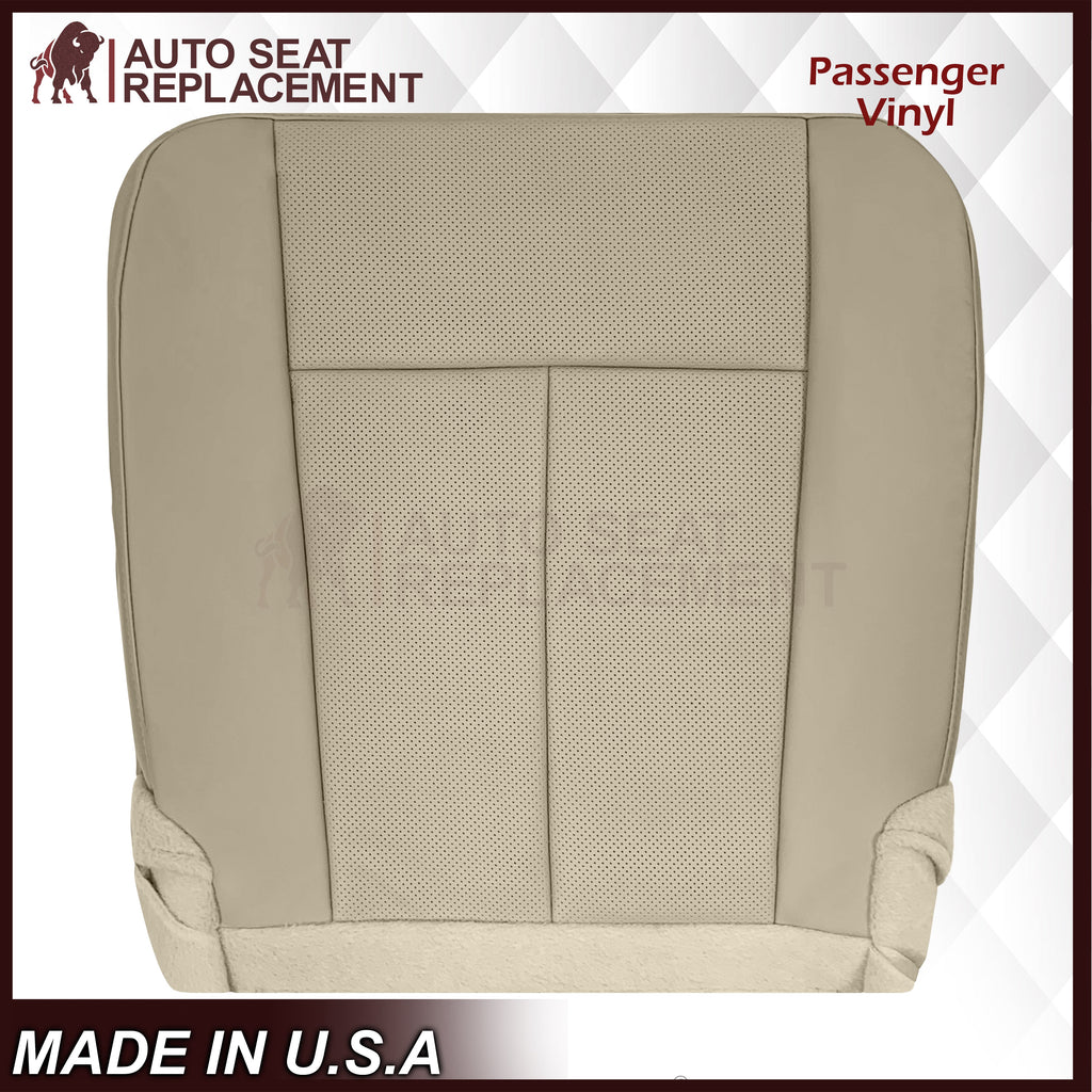 2007-2014 Ford Expedition Eddie Bauer/XLT Replacement Perforated Genuine Leather/Syn. Leather Seat Cover In Tan