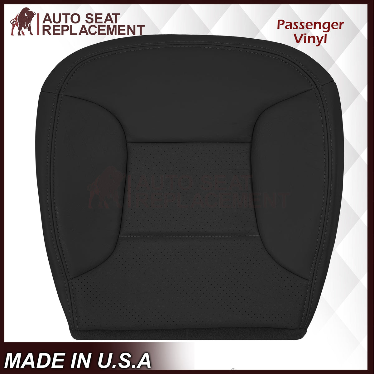 1992 - 1996 Ford Bronco Eddie Bauer Synthetic Leather Seat Cover In Black