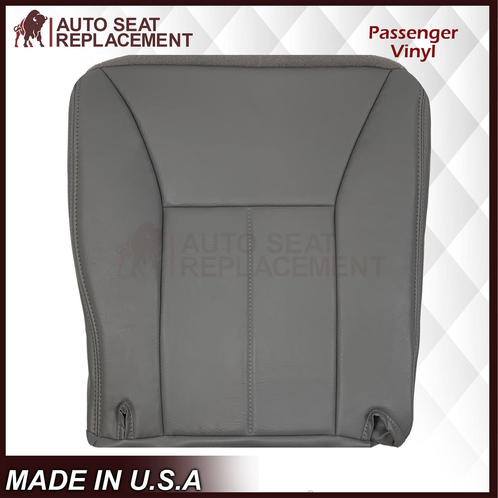 1998 - 2002 Dodge Ram 1500 Base Work Truck SINGLE CAB Seat Cover in Mist Gray Vinyl