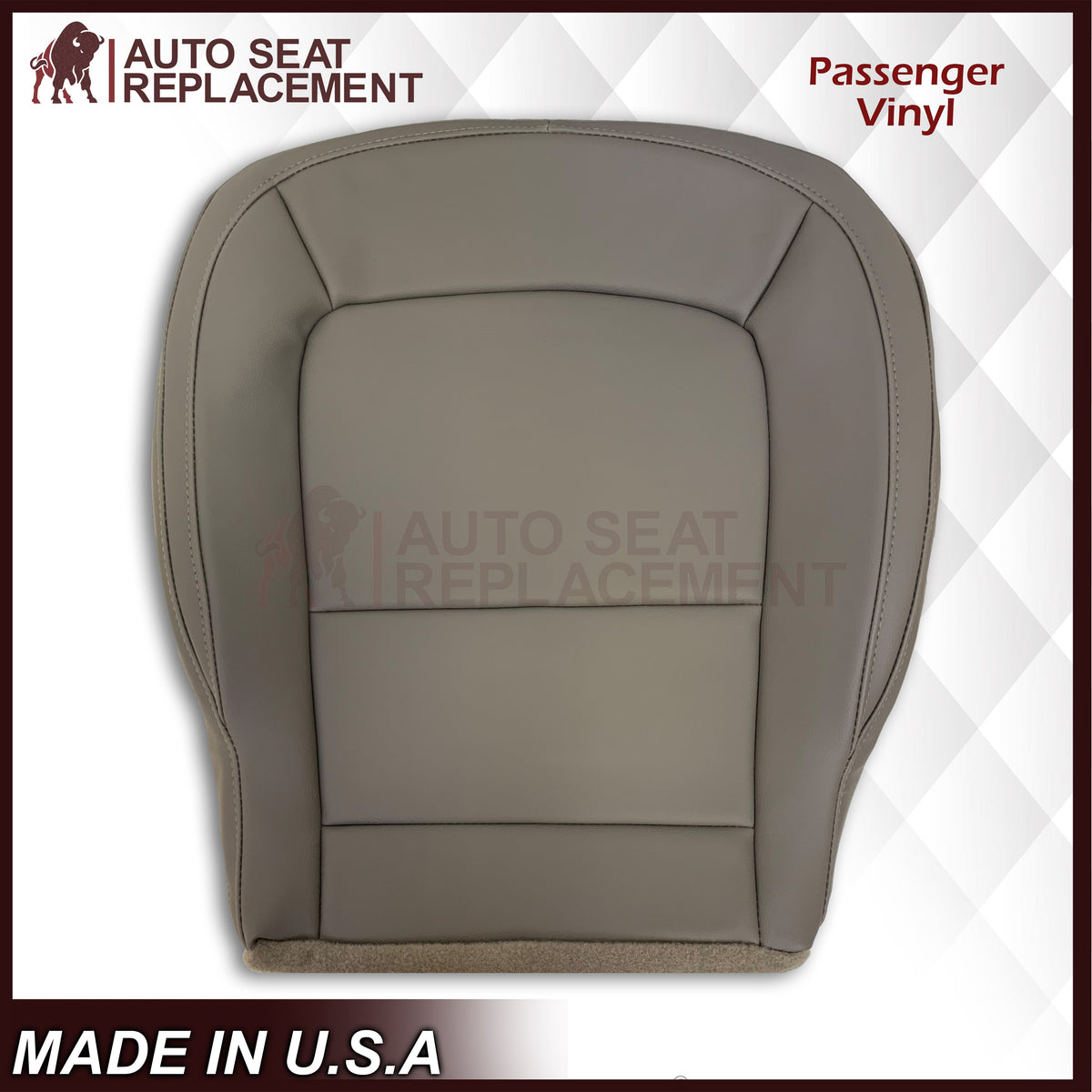 2015-2022 Chevy Colorado LT ZR2 LTZ LS Driver OR Passenger Side Bottom Seat Covers Gray