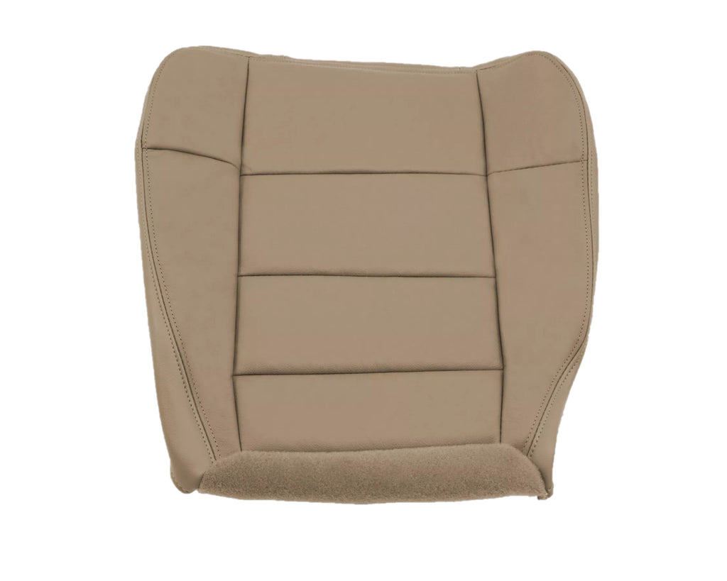 2001-2002 Ford F150 Lariat Crew Cab Seat Cover in Tan: Choose Leather or Vinyl