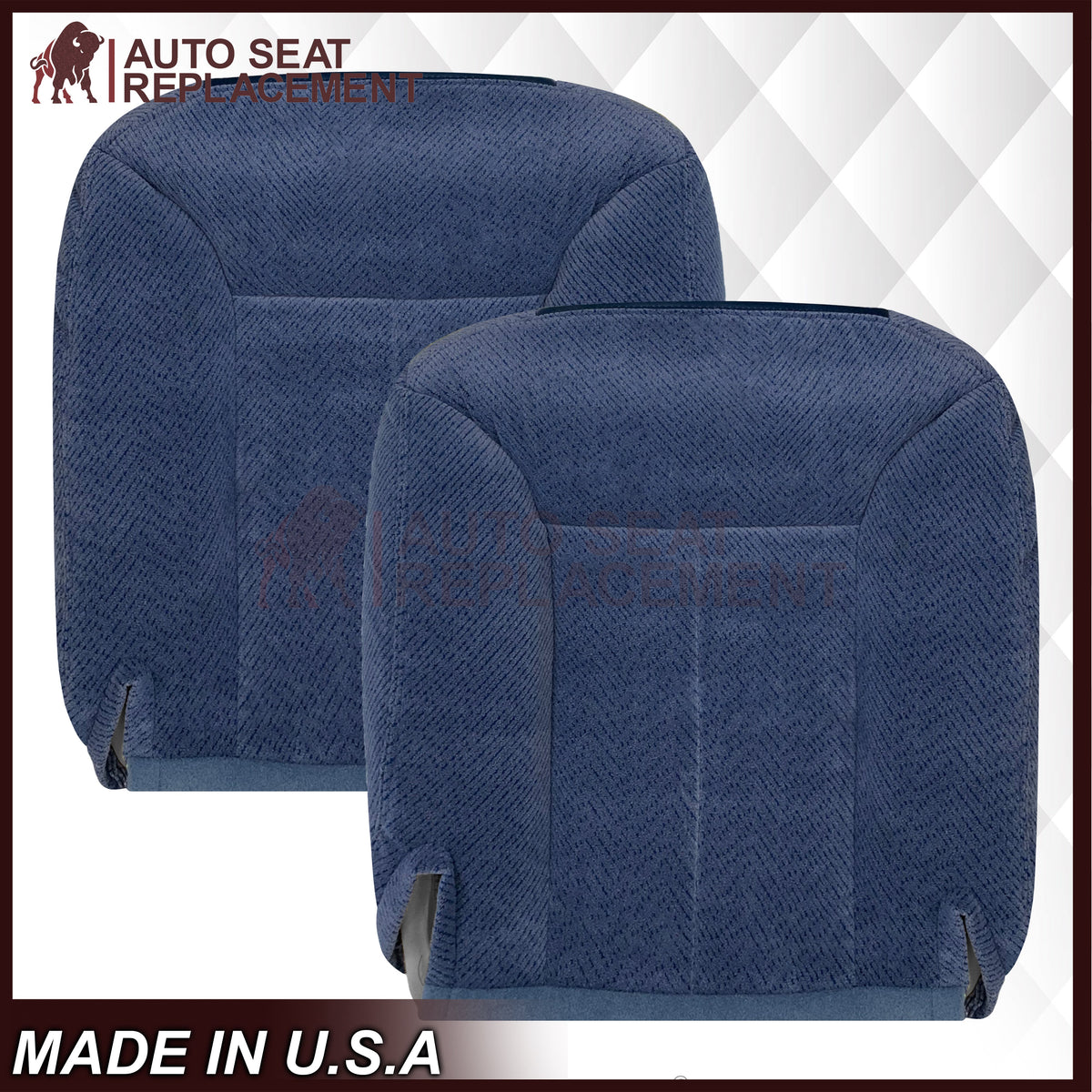 1995-1999 Chevy Tahoe Suburban Silverado Replacement Cloth Seat Cover in Navy Blue: Choose your options