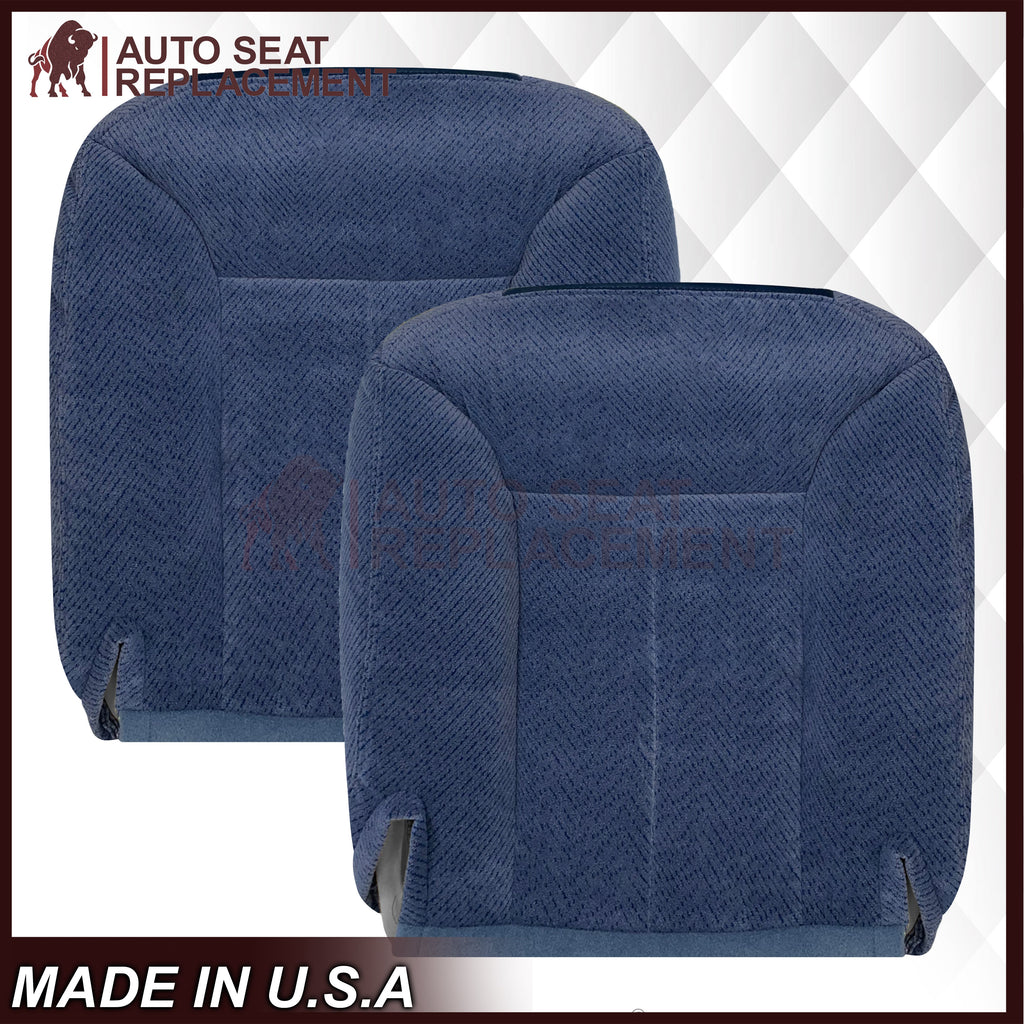 1995-1999 Chevy Tahoe Suburban Silverado Replacement Bottom Cloth Seat Cover in Navy Blue: Choose your options