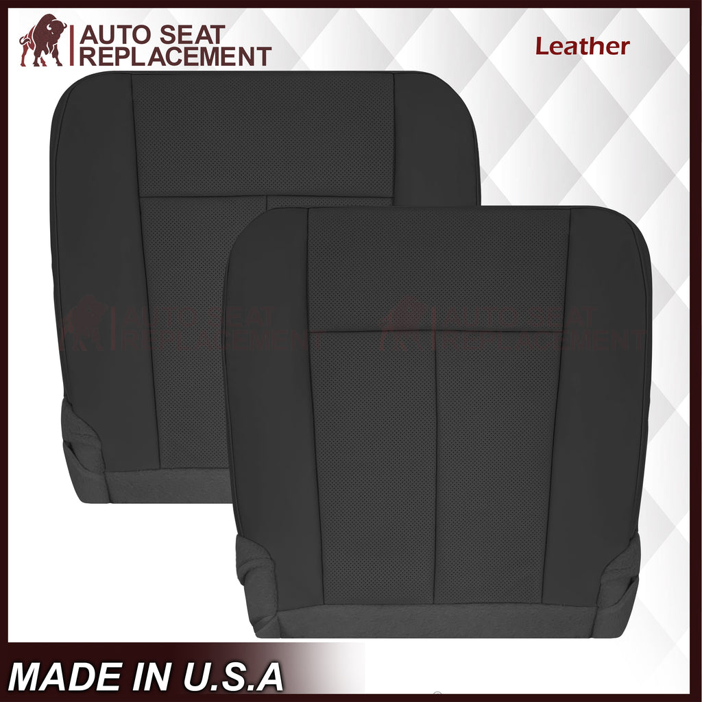 2007-2014 Ford Expedition Perforated Replacement Seat Cover In Black