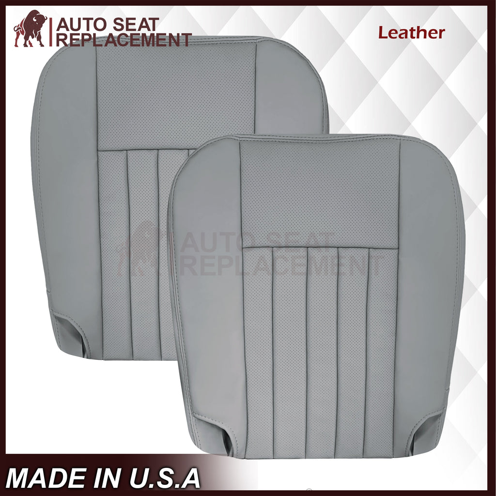 2003 2004 Lincoln Navigator Replacement Seat Covers in Gray: Choose Genuine Leather or Vinyl