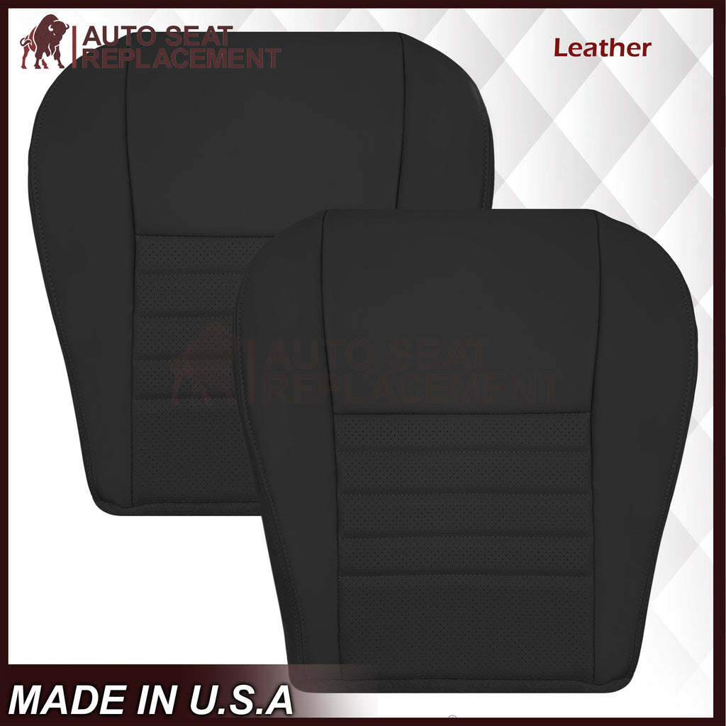 1999-2004 Ford Mustang GT Convertible Replacement Seat Cover in Dark Charcoal Black: Choose From Variation