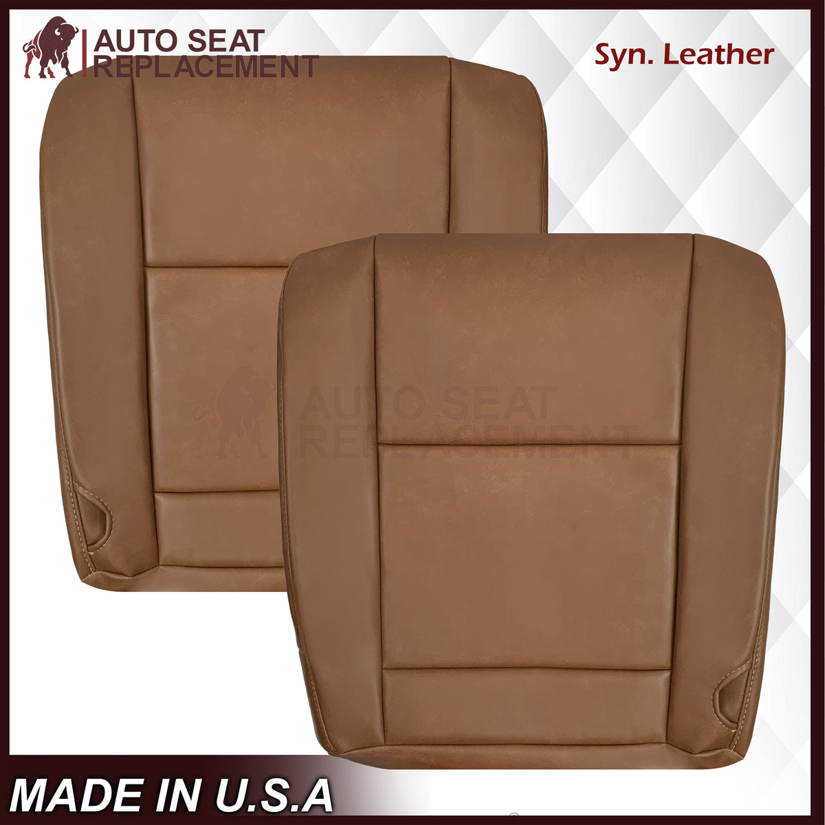 2002-2007 Ford F250 F350 King Ranch Replacement Synthetic Leather Front Seat Covers