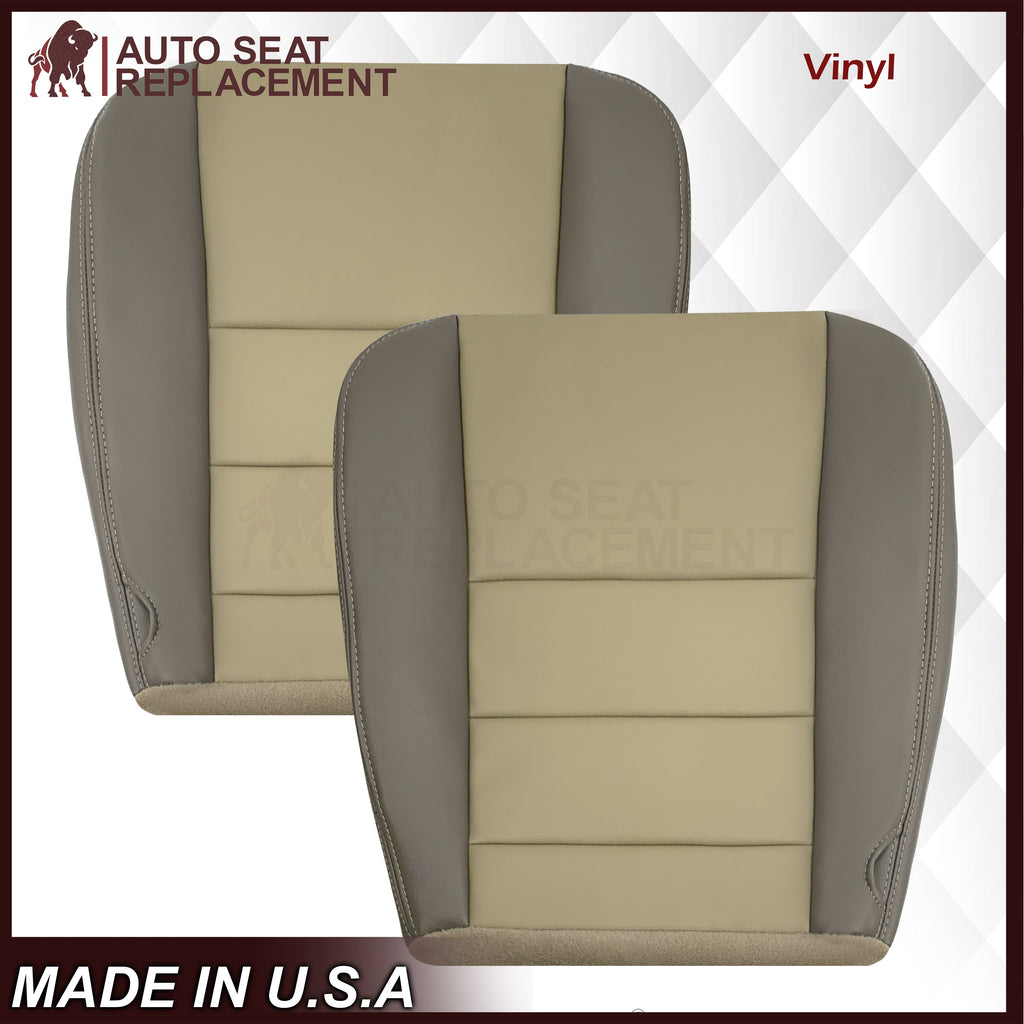 2002 - 2004 Ford Excursion Eddie Bauer Replacement Seat Covers 2 Tone Gray-Tan: Choose From Variations