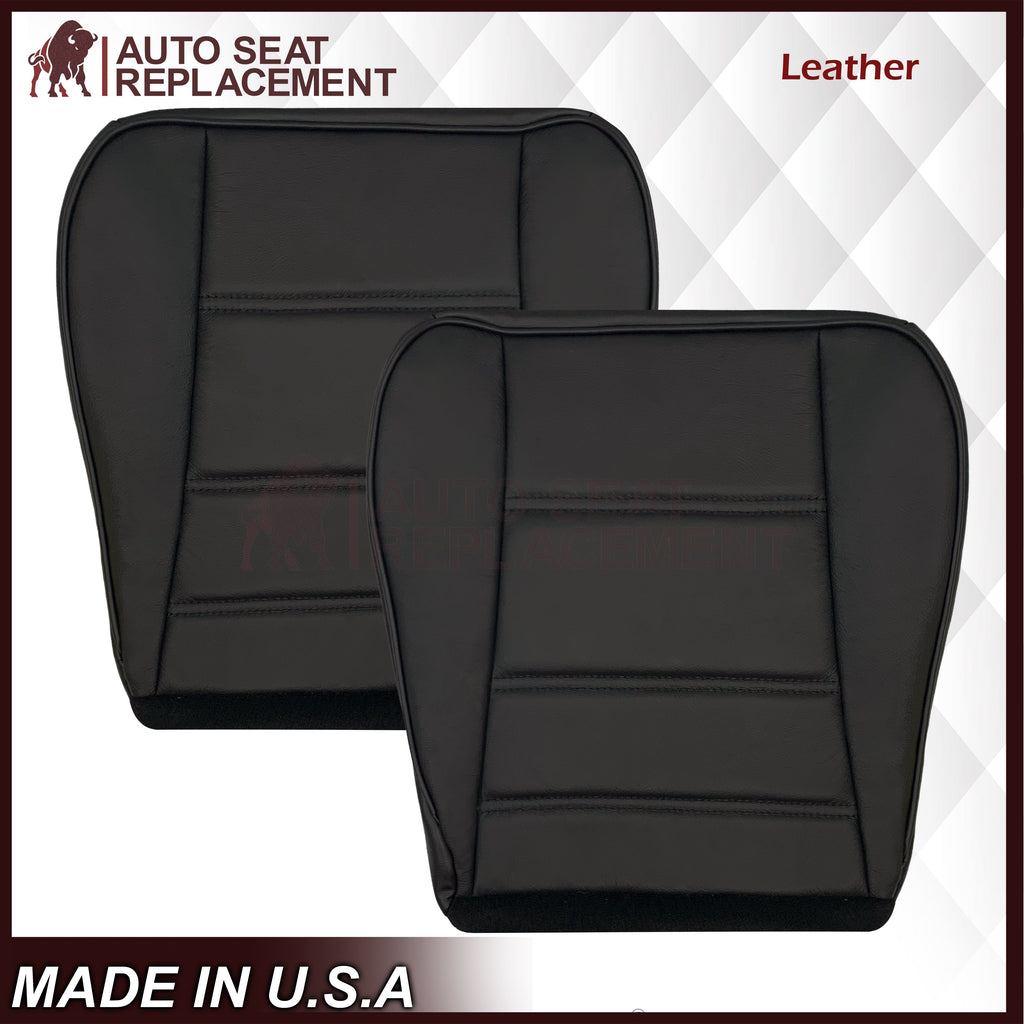 1999-2004 Ford Mustang V6 Replacement Seat Cover in Ebony Black: Choose From Variation