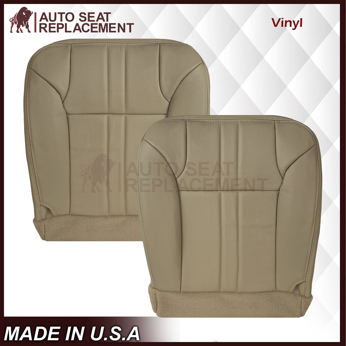 2000-2001 Ford Excursion XLT Seat Cover in Tan: Choose From Variation