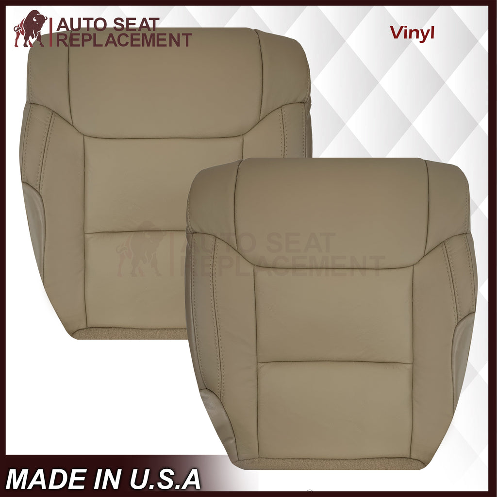 2014-2021 Toyota Tundra Driver OR Passenger Side Replacement Seat Cover: Tan