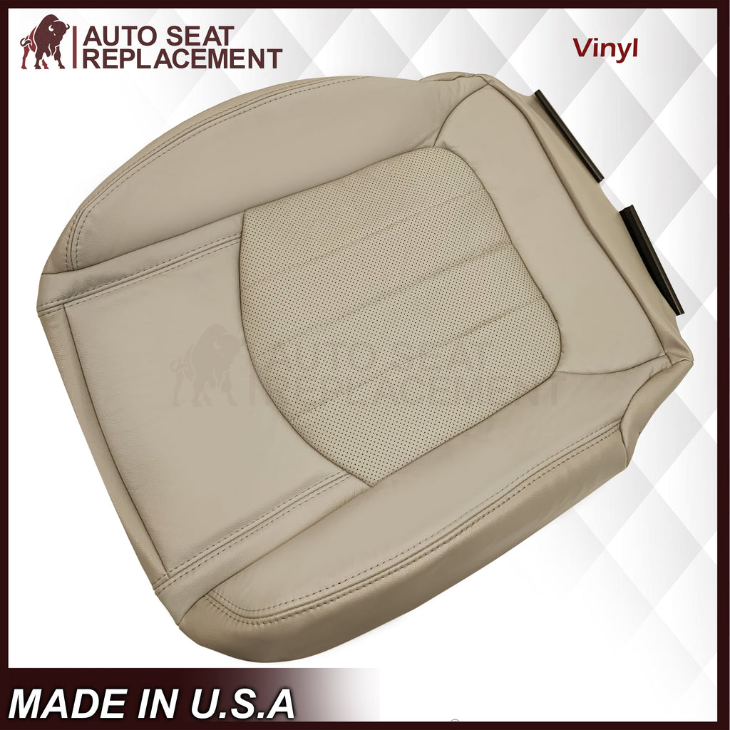2008-2012 Buick Enclave Perforated Replacement Seat Covers In Tan: Choose Leather or Syn. Leather