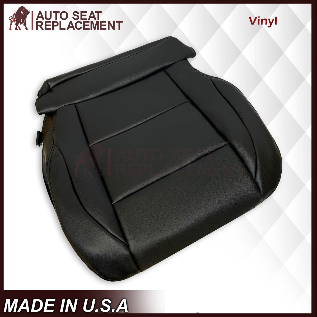 2005-2015 Nissan Titan Driver and Passenger Side Top and Bottom Seat Covers in Black : Choose from the variants