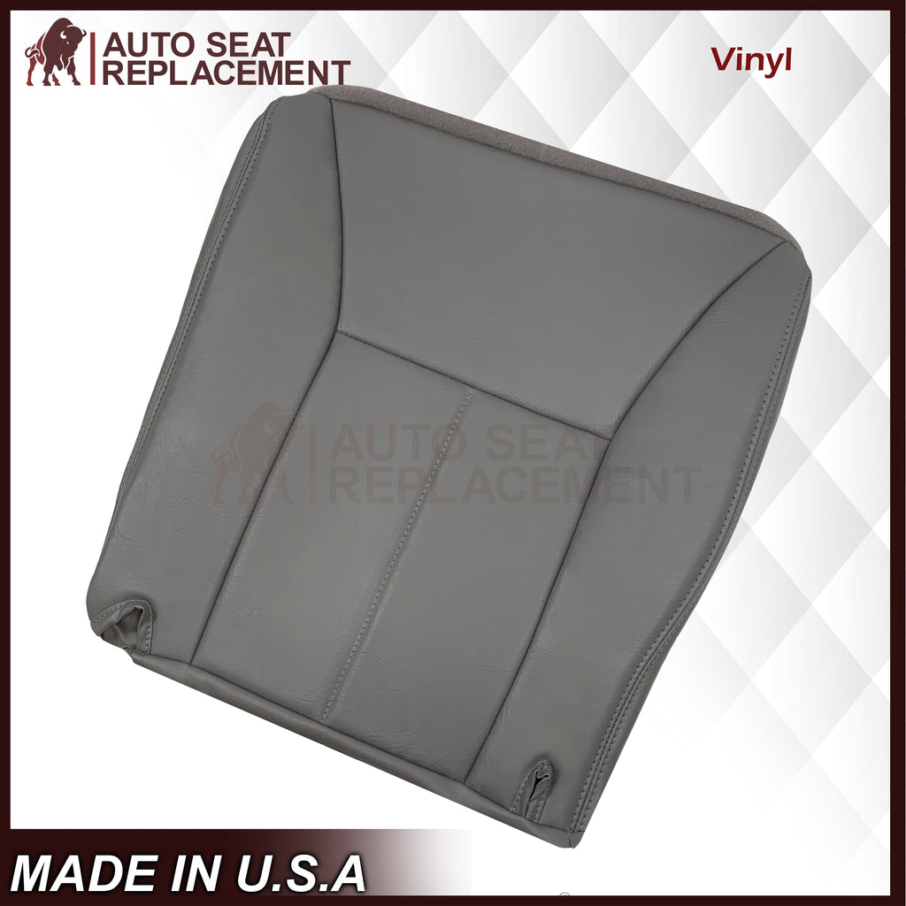 1998 - 2002 Dodge Ram 1500 Base Work Truck SINGLE CAB Seat Cover in Mist Gray Vinyl