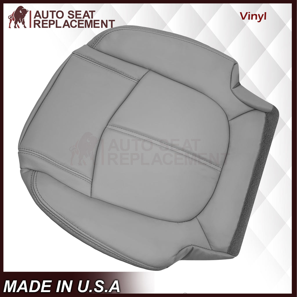 2009-2012 Chevrolet Traverse LT/LTZ Second Row Driver or Passenger Replacement Seat Cover: Non-Perforated, Gray