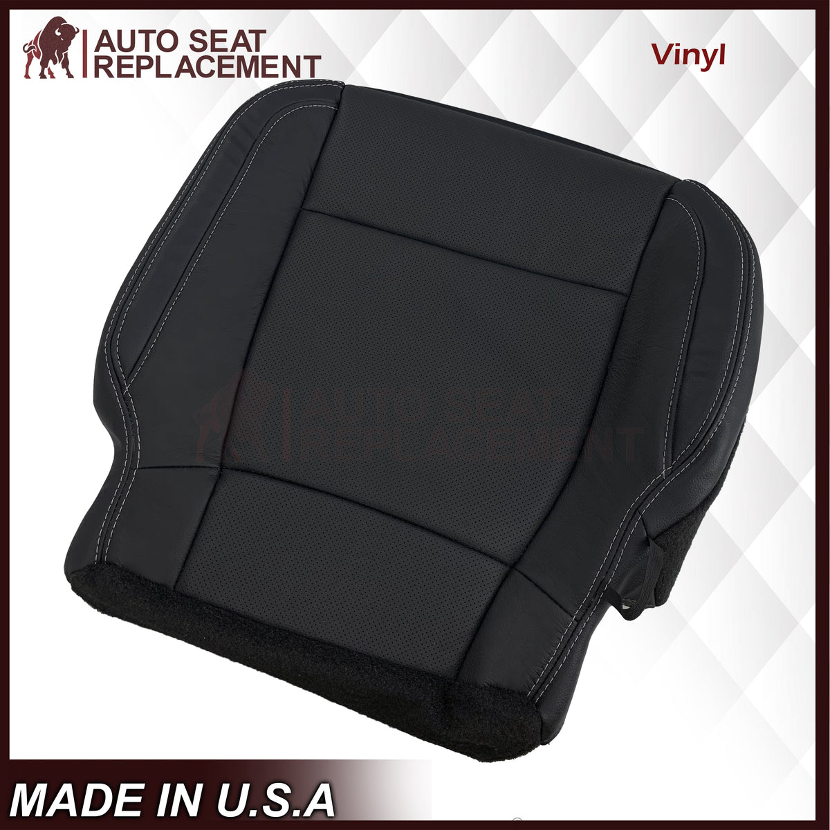 2017-2021 Ford F250 XLT Replacement Seat Covers In Charcoal Black
