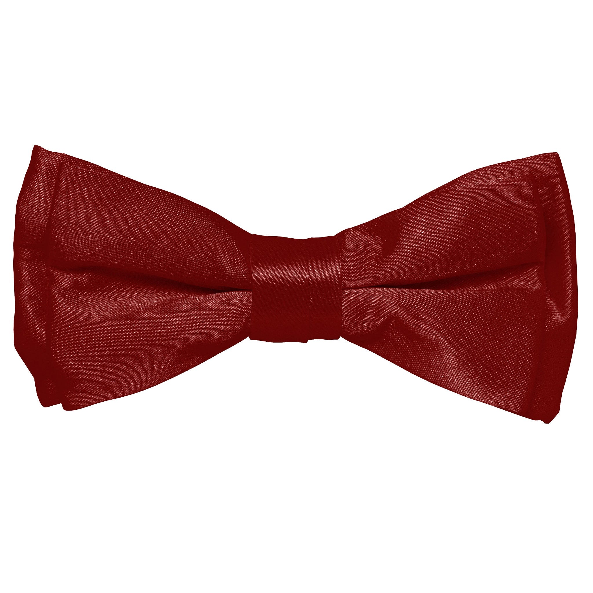 Vittorio Farina Boy's Pretied Solid Silky Satin Bow Tie