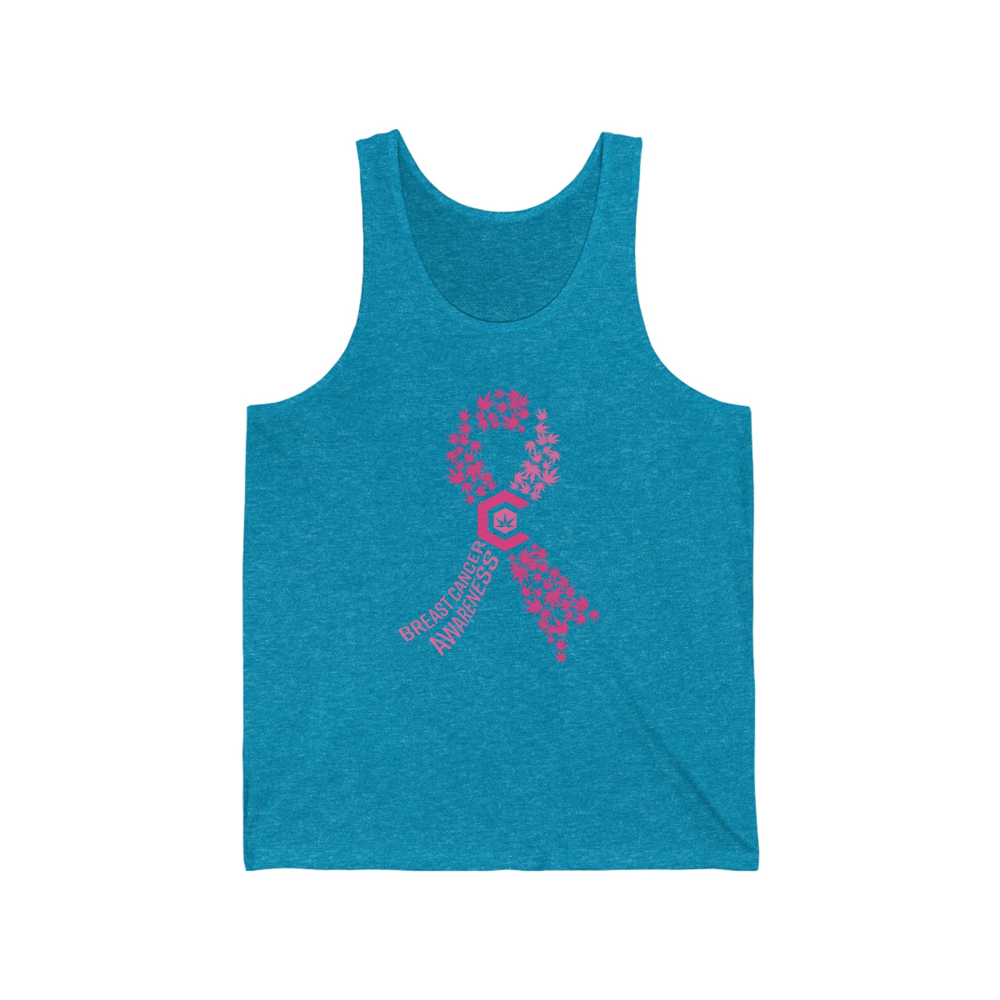 Breast Cancer Awareness Cannabis Jersey Tank