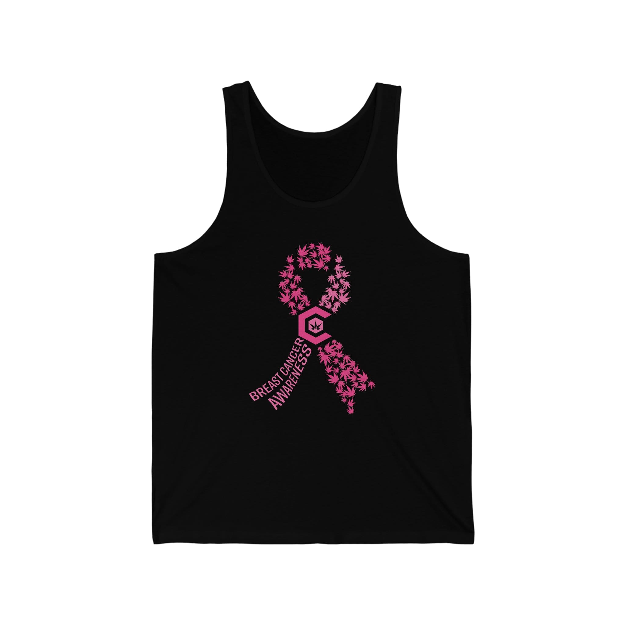 Breast Cancer Awareness Cannabis Jersey Tank