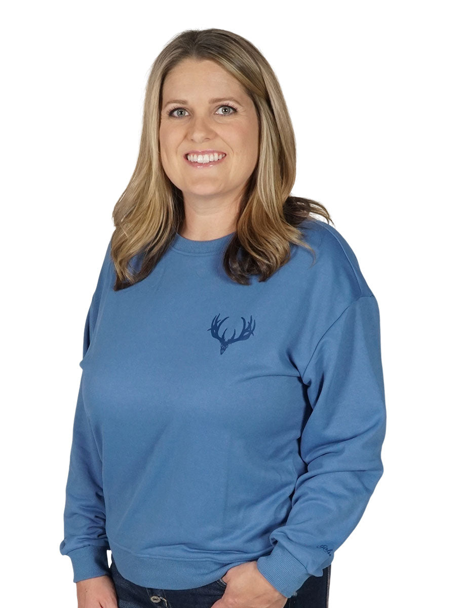 Buck Skull Crewneck