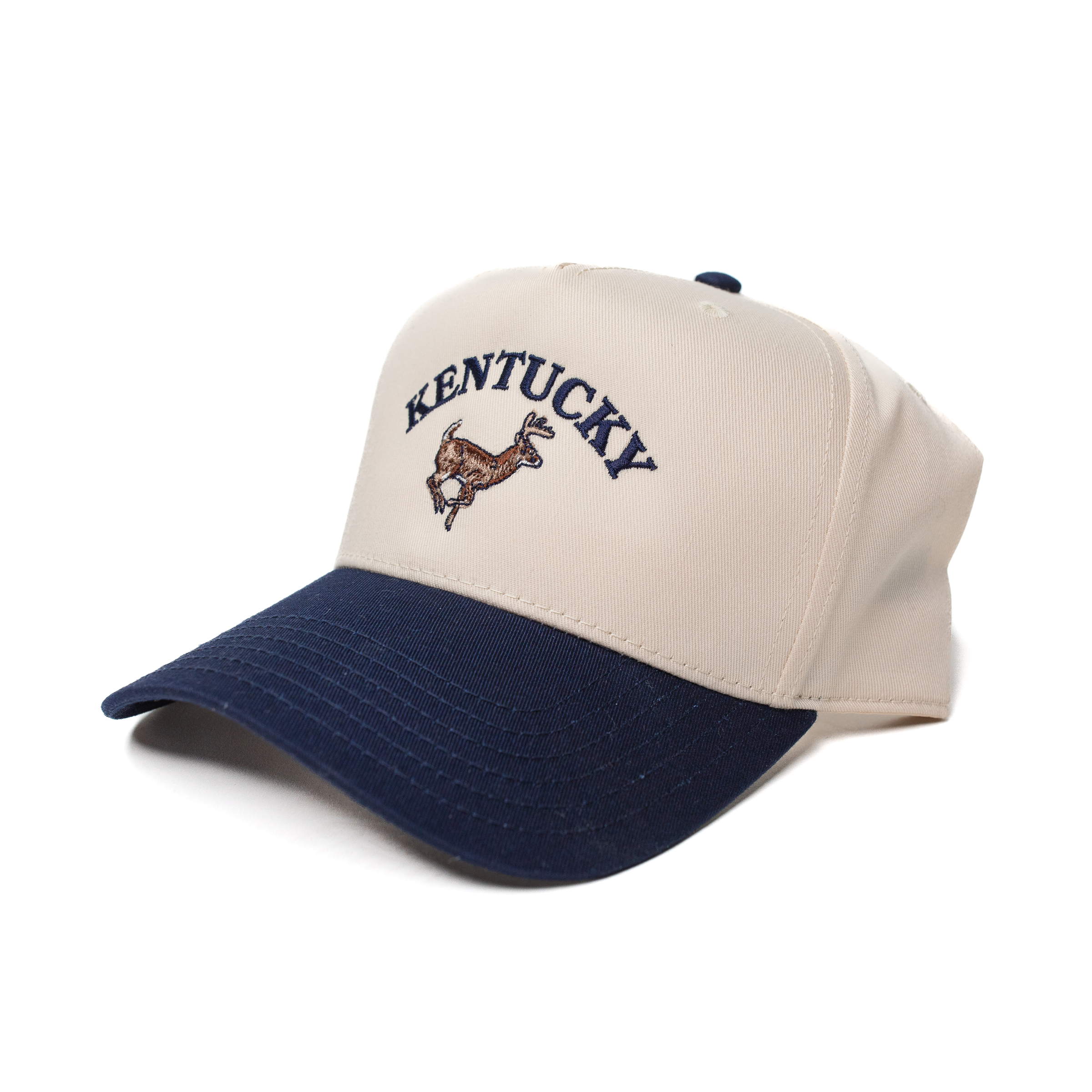 Kentucky Buck Hat ( Navy & Natural )
