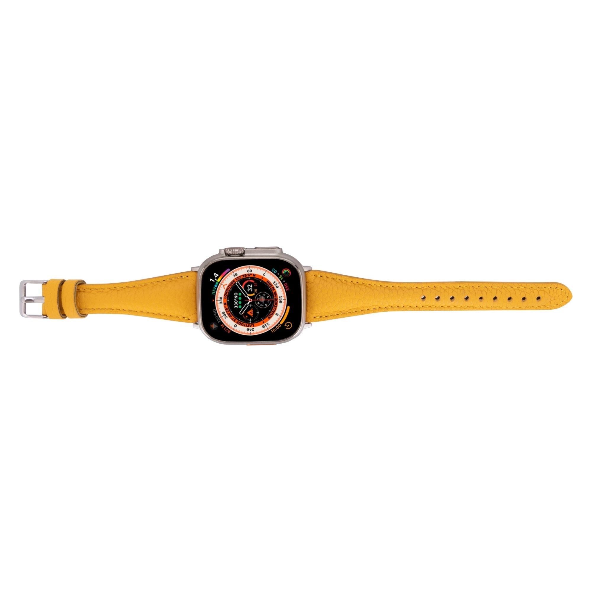 Buford Slim Leather Bands for Apple Watch 9, Ultra 2 & SE