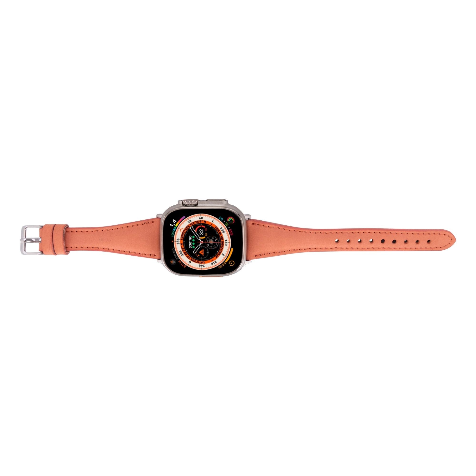 Buford Slim Leather Bands for Apple Watch 9, Ultra 2 & SE